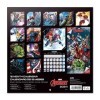 Grupo Erik - Calendrier Mural 2024 Marvel, Avengers | Calendrier Mensuel 30 x 60 cm, Certifié FSC, en Français