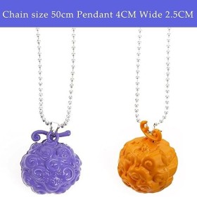 2PCS Collier Une Collier avec Pendentif Collier Anime Une Style Cadeau Anniversaire Pendentif Anime Collier Cosplay Jouets Bi