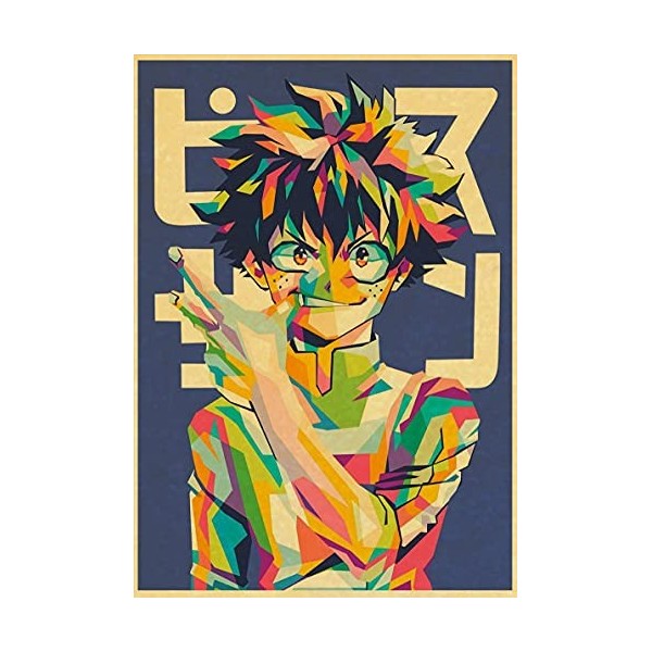 DIY Peinture en Chiffres My Hero Academia Manga Japonais Anime Peinture Photos Demon Pictures Peinture par numeros avec Pince