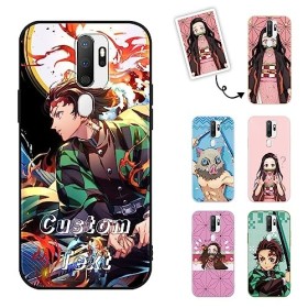 LYUBFDC Coque pour Oppo A5/A9 2020 /A11x 6.5 Anime Demon Slayer Tanjirou Kamado Nezuko Zenitsu Inosuke Giyuu Shinobu Manga 