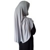 Hijab instantané XL One Piece al Amira avec mentonnière - Marron - Taille unique