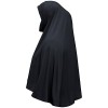Hijab instantané XL One Piece al Amira avec mentonnière - Marron - Taille unique