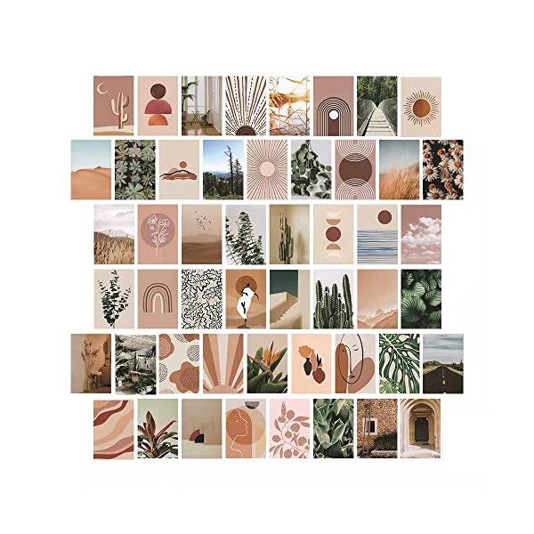 SAVITA 50pcs Pastel Danois, 10x15cm Posters Pastel Danois Esthétique Affiches de Décoration Affiche Esthétique pour Chambre S