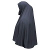 Hijab instantané XL One Piece al Amira avec mentonnière - Marron - Taille unique