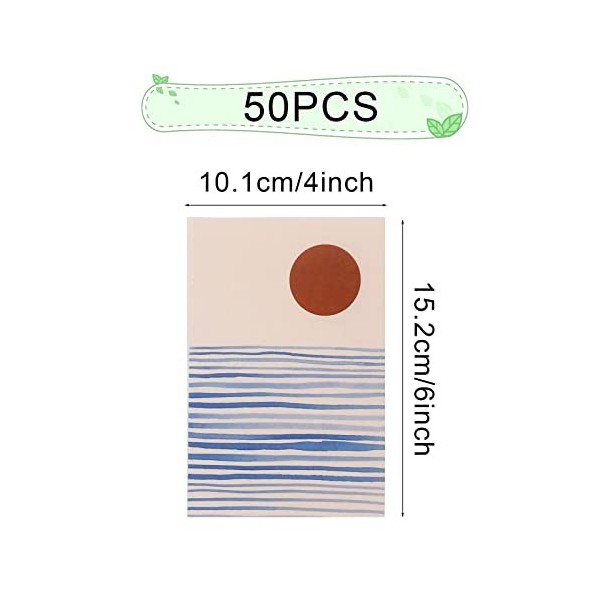 SAVITA 50pcs Pastel Danois, 10x15cm Posters Pastel Danois Esthétique Affiches de Décoration Affiche Esthétique pour Chambre S