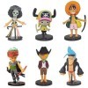 Décoration de Gâteau One Piece, 6 Pièces One Piece Gâteau Topper, One Piece Cake Topper Enfants Anniversaire Décoration de Gâ