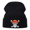 LANLYLGQ Bonnet tricoté One Piece Beanie unisexe homme femme chaud bonnet de ski broderie bonnet dhiver, Noir , taille uniqu