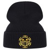 LANLYLGQ Bonnet tricoté One Piece Beanie unisexe homme femme chaud bonnet de ski broderie bonnet dhiver, Noir , taille uniqu