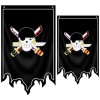 One Piece Drapeaux Danime CBOSNF 90 * 150CM One Piece Pirate Drapeau Bannières Dessin Animé Décoration de Garçons Filles,Pho
