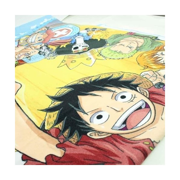 Disney - Serviette garçon imprimé One Piece Bleu