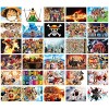 30 Cartes Postales,Carte Postale Anime,Cartes Postales One Piece,Ensemble de Cartes Postales,Carte Postale Anime Pour Enfants