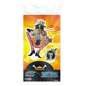 ABYSTYLE One Piece Anime Brook 10,2 cm Acryl® Support en Acrylique Modèle Figure Anime Manga Accessoires de bureau Merch Cade