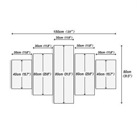 Fbewan Impression Giclée en One Piece Monkey D. Luffy Peinture sur Toile 5 Pieces Image Déco dart Murale Tableau,B,150x80cm