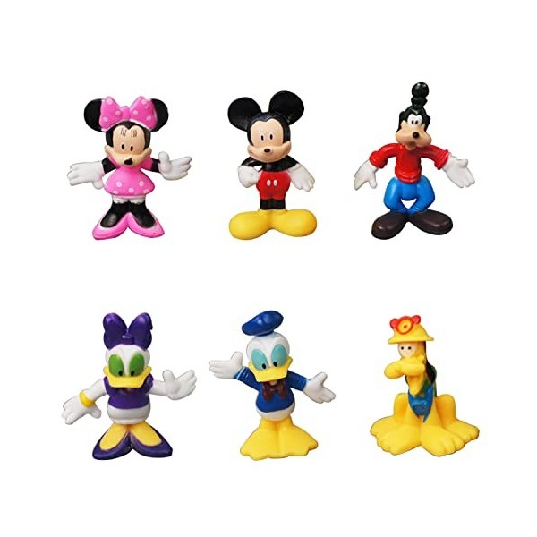 ONE PIECE Topper cake,6 Pièces Décoration Cupcake, Collection de Figurines de Gâteau Danniversaire, Gâteau Toppers pour Enfa