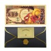 Yananmall Billet De Banque Or Anime Édition Limitée Collection du 20e Anniversaire 16 * 7.6cm Cadeau Unique pour Les Fans Da