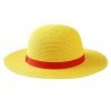 Ghzste Chapeau de Paille Une Pièce Chapeau Luffy Enfant avec Corde Chapeau Pirate Anime Cosplay Costume Chapeau de Soleil