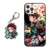 LYUBFDC Coque pour iPhone 11 6.1 Pouce, Animé Demon Slayer Kamado Nezuko Tanjirou Manga Motif avec 3D Cartoon Chiffre Porte-c