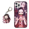 LYUBFDC Coque pour iPhone 11 6.1 Pouce, Animé Demon Slayer Kamado Nezuko Tanjirou Manga Motif avec 3D Cartoon Chiffre Porte-c