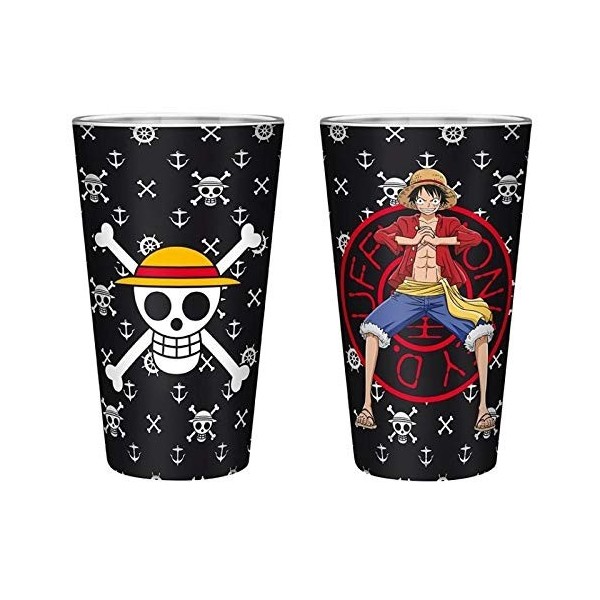 ABYSTYLE - ONE PIECE - Verre XXL - 400 ml - Luffy