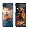 2 Pièces Coque pour Samsung Galaxy Z Flip4 5G 6.7 Pouces, Anime One Piece Luffy Gear 5 Cartoon Motif Manga Ultra Fine TPU Ant