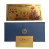 1PCS Billet One Piece Uta avec certificat dauthenticité, Billet de Banque dor Anime, Manga One Piece Marque-Page à Collecti