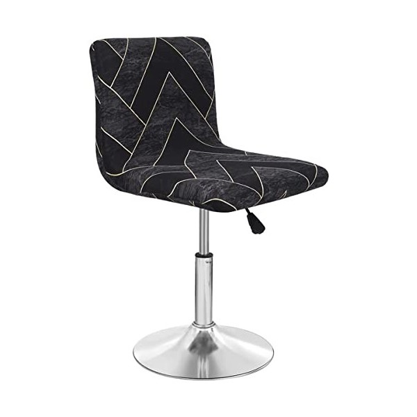 ELYSYSRL Housses De Chaise De Salle à Manger Lavables Amovibles Extensibles, Housses De Tabouret De Bar, Housses De Chaise De