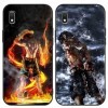 2 Pièces Coque pour Samsung Galaxy A10 6.2 Pouce, Anime One Piece Ace Manga Dessin Animé Motif Étui Protection Housse de Sili
