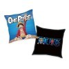 One Piece Luffy Coussin unisexe multicolore 100 % polyester 40 x 40 cm Anime, fan Merch, série TV