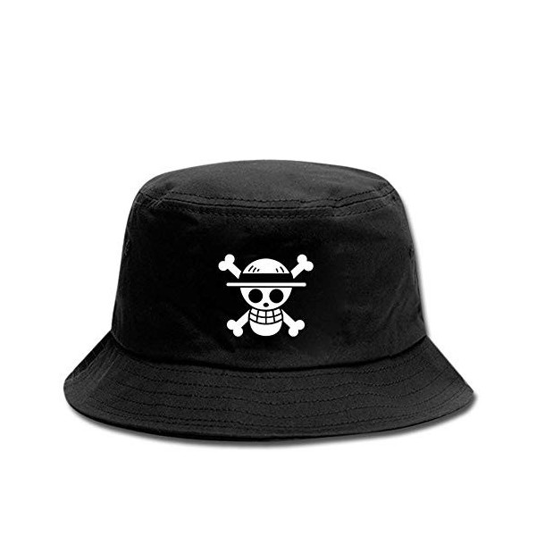 Anime One Piece Unisexe Chapeau de pêcheur Chapeau de Seau Pêcheur en Bonnet Protection de Soleil Bucket Hat pour Soleil Plag