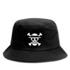 Anime One Piece Unisexe Chapeau de pêcheur Chapeau de Seau Pêcheur en Bonnet Protection de Soleil Bucket Hat pour Soleil Plag