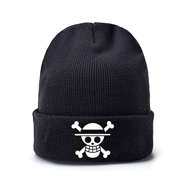 Anime Chapeau One Piece Chaudes Bonnet Tricoté Unisexe Hiver Chapeau