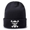 Anime Chapeau One Piece Chaudes Bonnet Tricoté Unisexe Hiver Chapeau