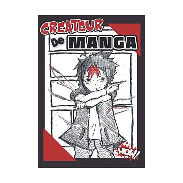 Créateur de Manga: , crée ton propre manga avec ces 120 cases vierges à compléter