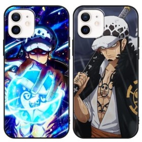 PBNDJVG 2 Pièces Coque pour Honor 90 Lite 5G 6.7 Pouce, Anime One Piece Law Manga Dessin Animé Motif Étui Protection Housse d