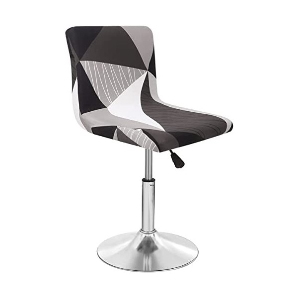 ELYSYSRL Housses De Chaise De Salle à Manger Lavables Amovibles Extensibles, Housses De Tabouret De Bar, Housses De Chaise De