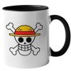 PLANETA MERCHAN - Tasse One Piece - Drapeau Chapeau de paille - 325 ml - Tasses anime et manche/Cadeau One Piece/Cadeau origi