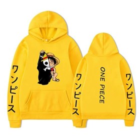 jiushenglonghe Sweat à capuche One Piece Anime japonais Garçons Filles Casual Enfants Sweatshirts Streetwear Hip Hop Unisexe 