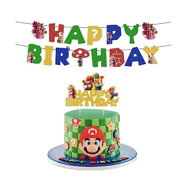 One Piece Décoration Anniversaire, One Piece Party Décoration, Bannière Anniversaire, Décoration Gâteau, Fournitures Annivers