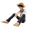 Wawogic One Piece Chiffres Personnages Anime Assis Luffy Figure Poupée Jouets Ornements Luffy PVC Action Figure Modèle pour V