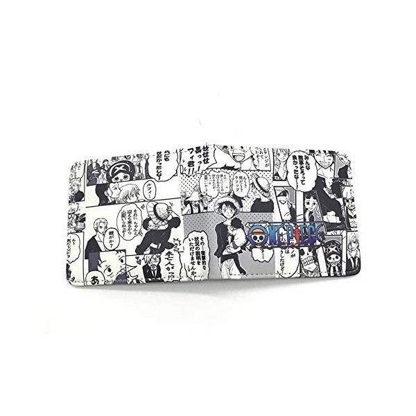 Anime Portefeuille One Piece PU Étudiant Portefeuille Porte Carte Crédit Porte-Monnaie Men Portefeuille Femme Portefeuille