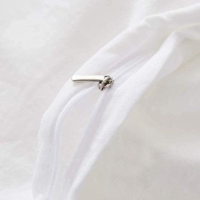 Jinaomy Housse de Couettes 140x200 cm One Piece Parure de Lit Motif 3D Microfiber Ensemble de Literie 2 pièces avec Hidden Zi