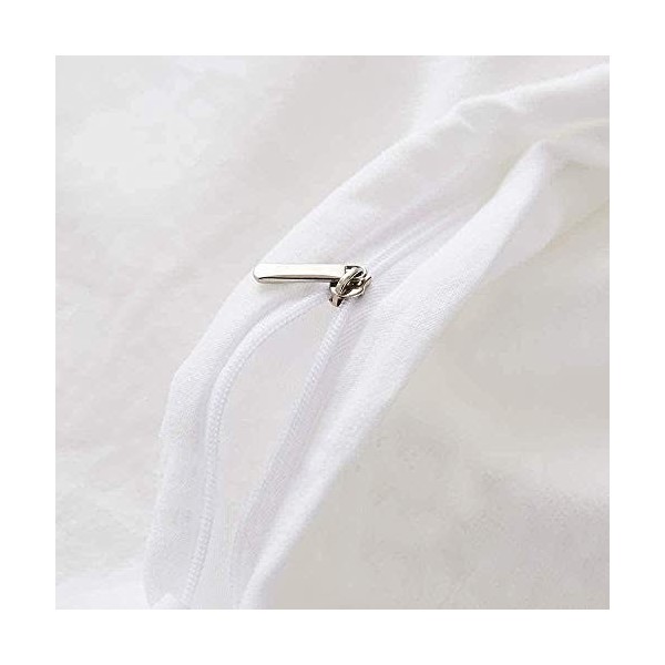 Jinaomy Housse de Couettes 140x200 cm One Piece Parure de Lit Motif 3D Microfiber Ensemble de Literie 2 pièces avec Hidden Zi