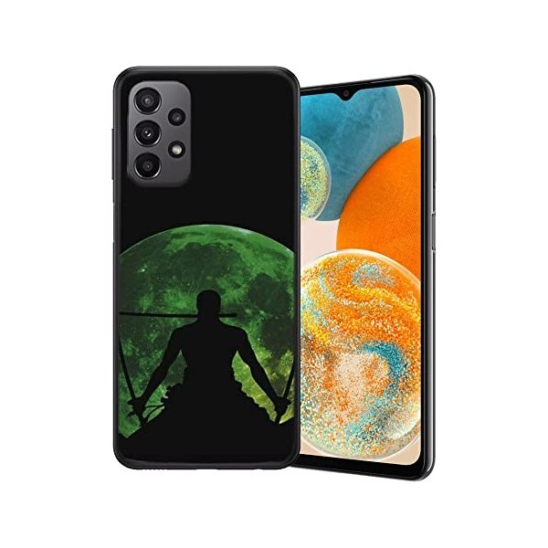 Coque Silicone Compatible Samsung Galaxy A23 5G One Piece Zoro | Manga | Antichocs