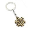 Générique One Piece Porte-clés Métal Trafalgar Law Logo Equipage du Heart Pirates