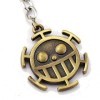 Générique One Piece Porte-clés Métal Trafalgar Law Logo Equipage du Heart Pirates