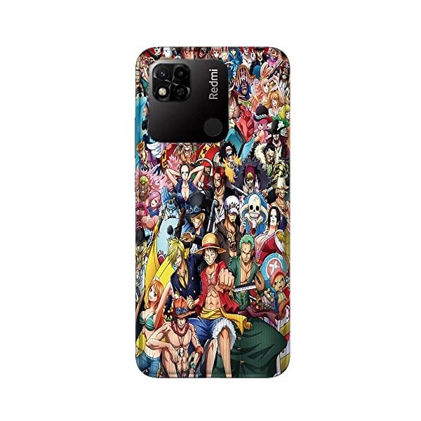 Générique Coque pour Xiaomi REDMI 10A One Piece Affiche, Housse Silicone, TPU, Antichocs, Manga, Etui de téléphone Manga