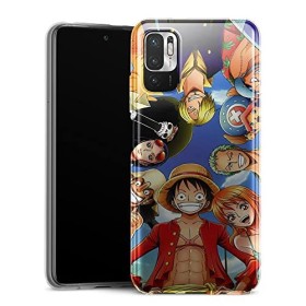 MACOQUEPERSO Coque Compatible XIAOMI REDMI Note 10 5G One Piece Pirate Team