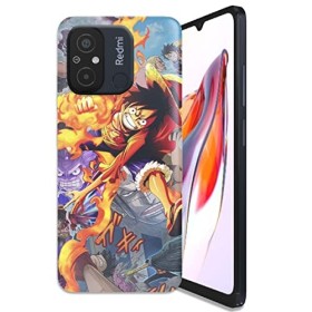 Générique Coque pour Xiaomi Redmi 12C Antichoc | Doux TPU Silicone Protection Housse, Étui de Téléphone Manga One Piece Luffy