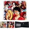 One P-iece Portefeuilles, One P-iece Porte Monnaie pour Garçons Filles Animé Portefeuille Porte Bourse Wallet Multifonctionne