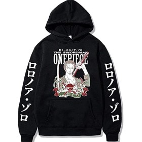 SiyaTom One Piece Hoodies Hommes Femmes Drôle Anime Sweat À Manches Longues Roronoa Zoro Bluzy Tops Vêtements